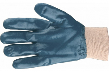 Трикотажные перчатки с обливом из бутадиен-нитрильного каучука СИБРТЕХ манжет, L 67831